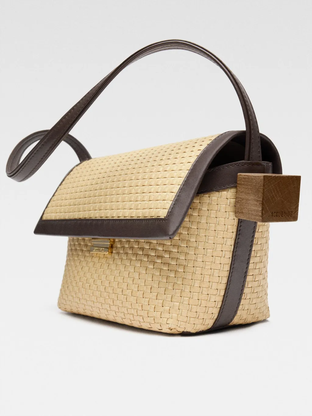 Jacquemus The Rond Carr Flap Shoulder Bag