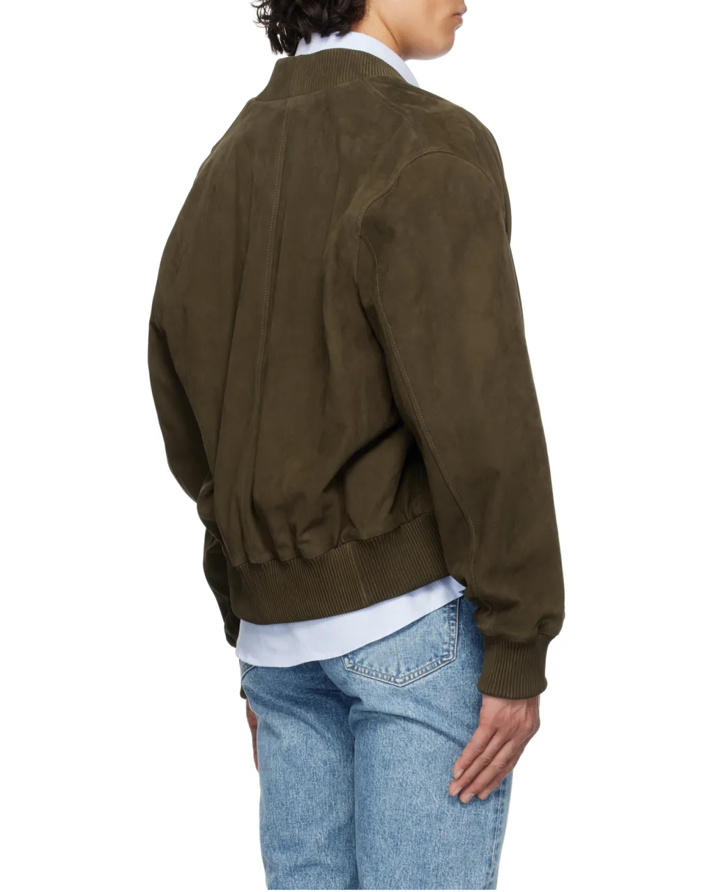 Ami Paris Logo Embroidered Zipped Jacket