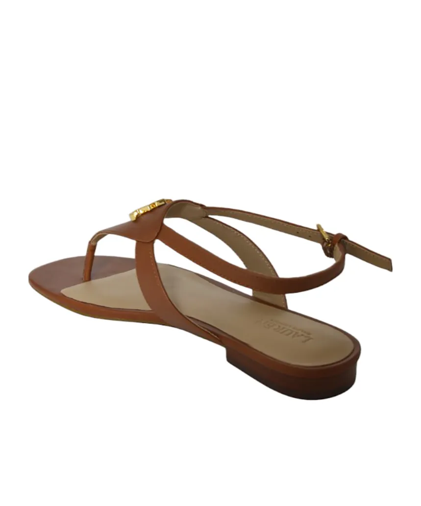Lauren Ralph Lauren Logo Plaque Slingback Sandals