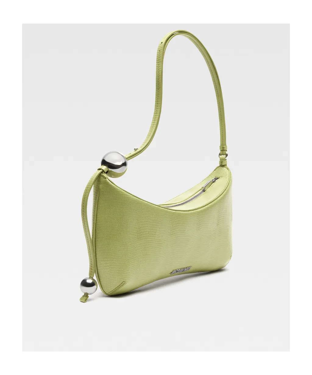 Jacquemus Bisou Perle Embossed Shoulder Bag