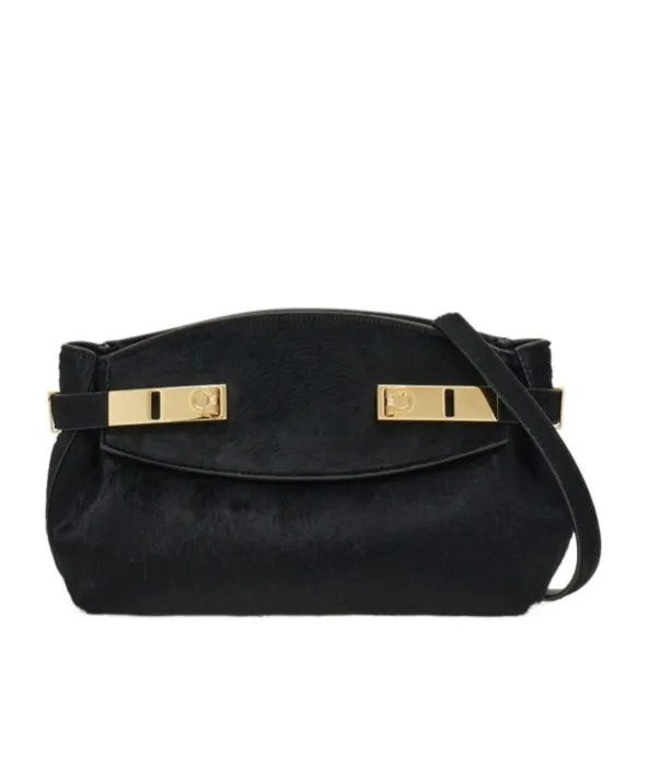 Ferragamo Hug Logo-Engraved Crossbody Bag