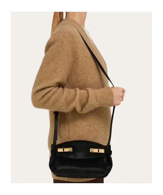 Ferragamo Hug Logo-Engraved Crossbody Bag