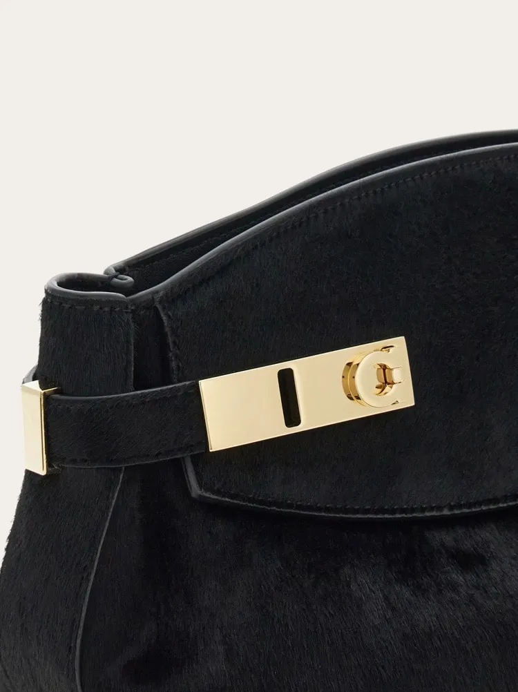 Ferragamo Hug Logo-Engraved Crossbody Bag