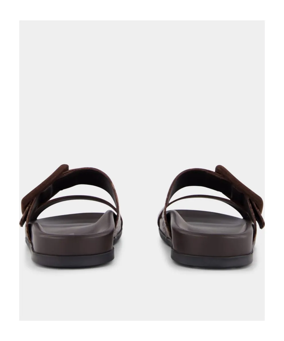 Brown Calf Leather Sandals