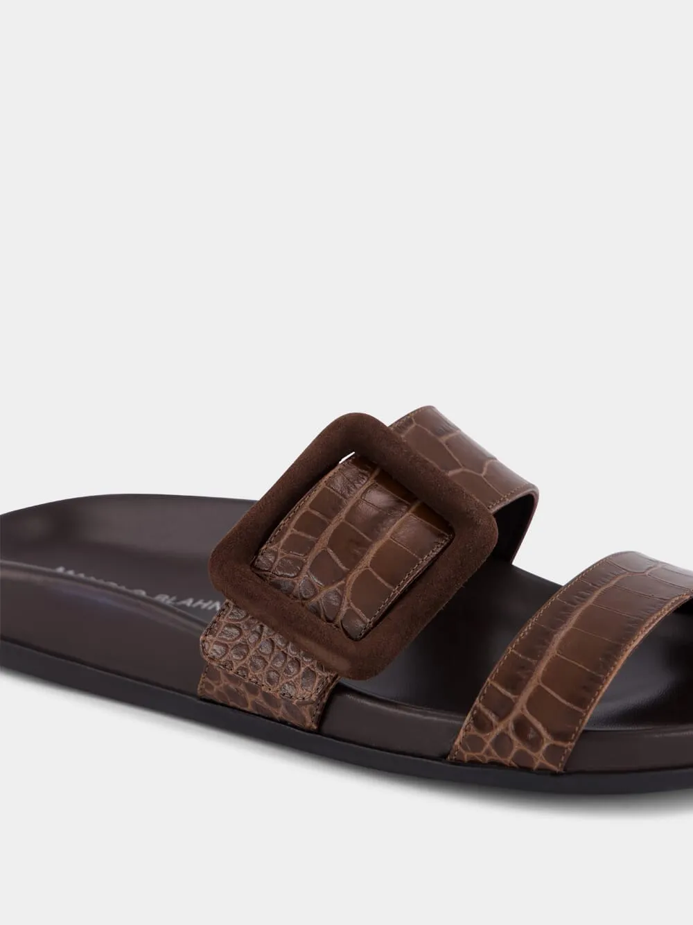 Brown Calf Leather Sandals