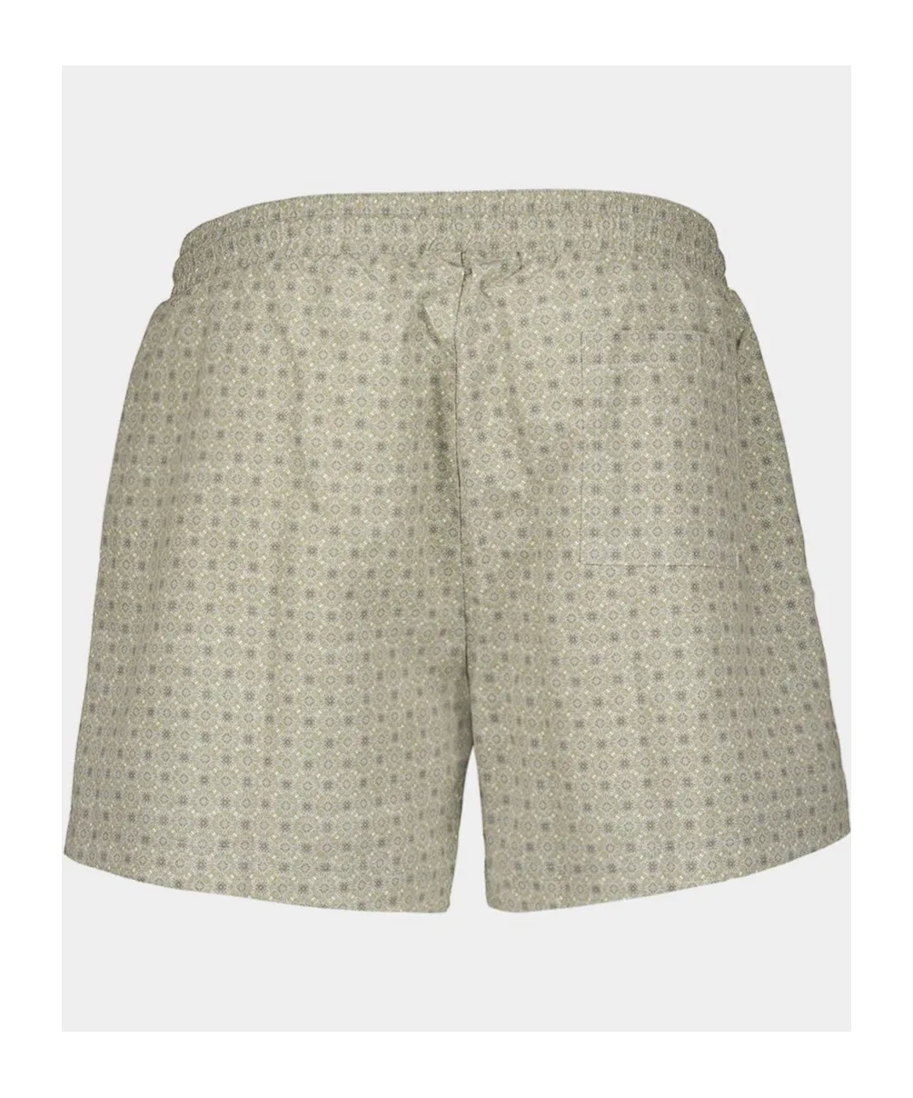 Geometric-Print Swim Shorts