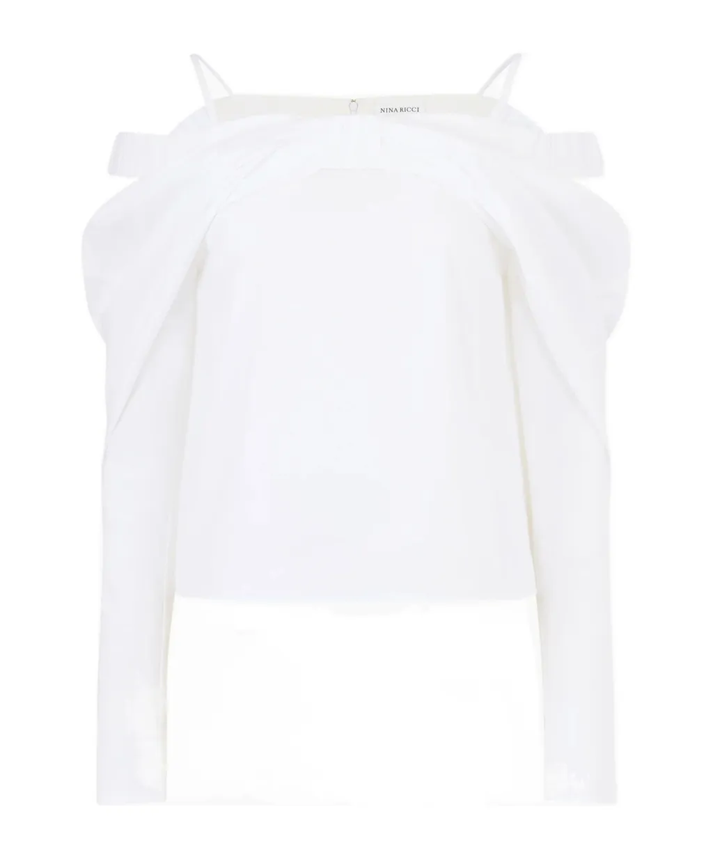 Nina Ricci Off Shoulder Blouse