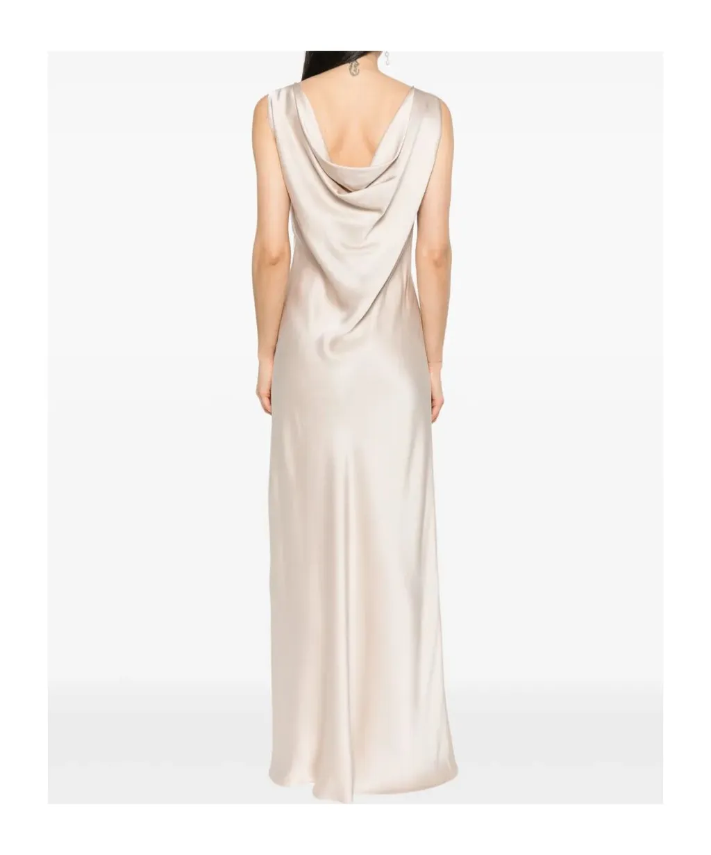 Antonelli Cowl Neck Maxi Dress