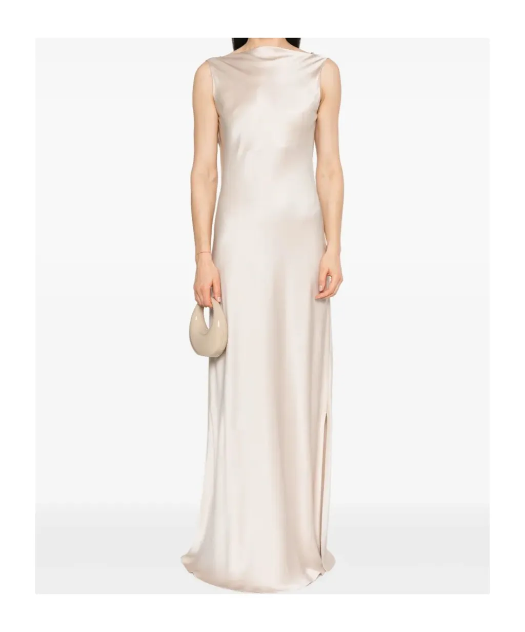 Antonelli Cowl Neck Maxi Dress