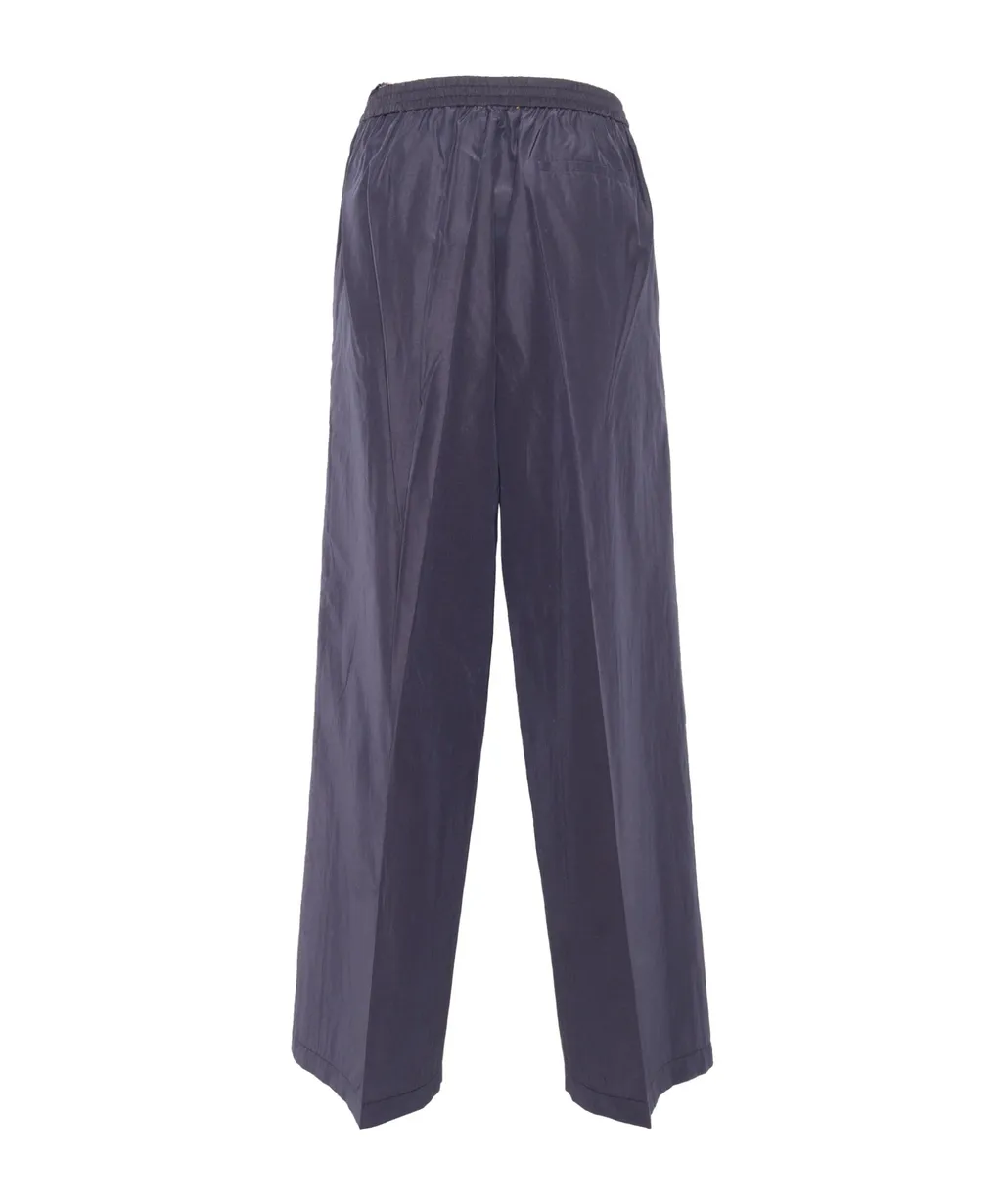 Forte Forte Elasticated Waistband Wide-Leg Trousers