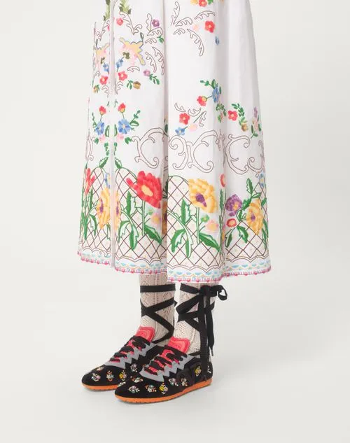 Valentino Chromathon Lace-Up Sneakers