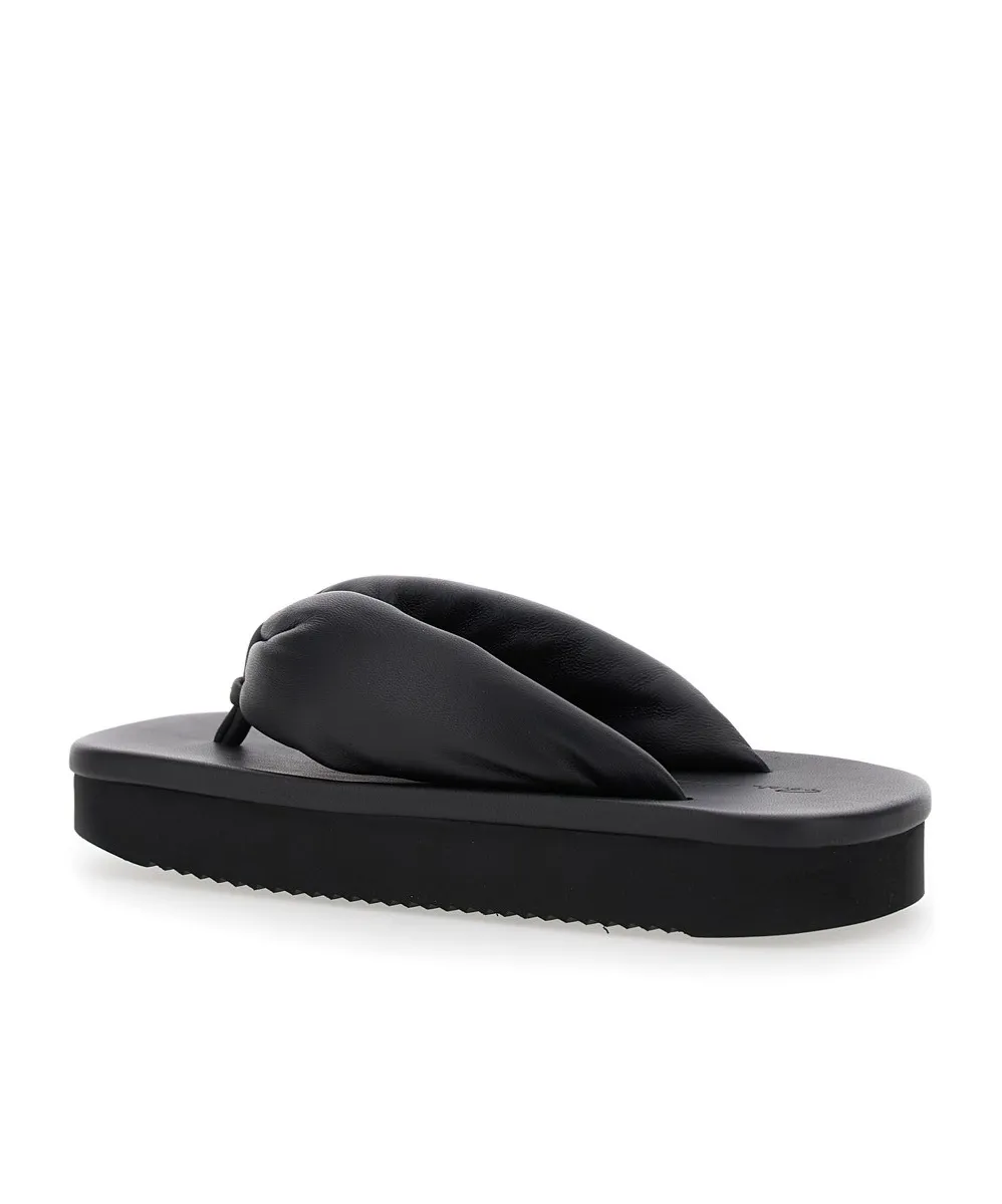 Rick Owens Platform Padded Thong Sandals