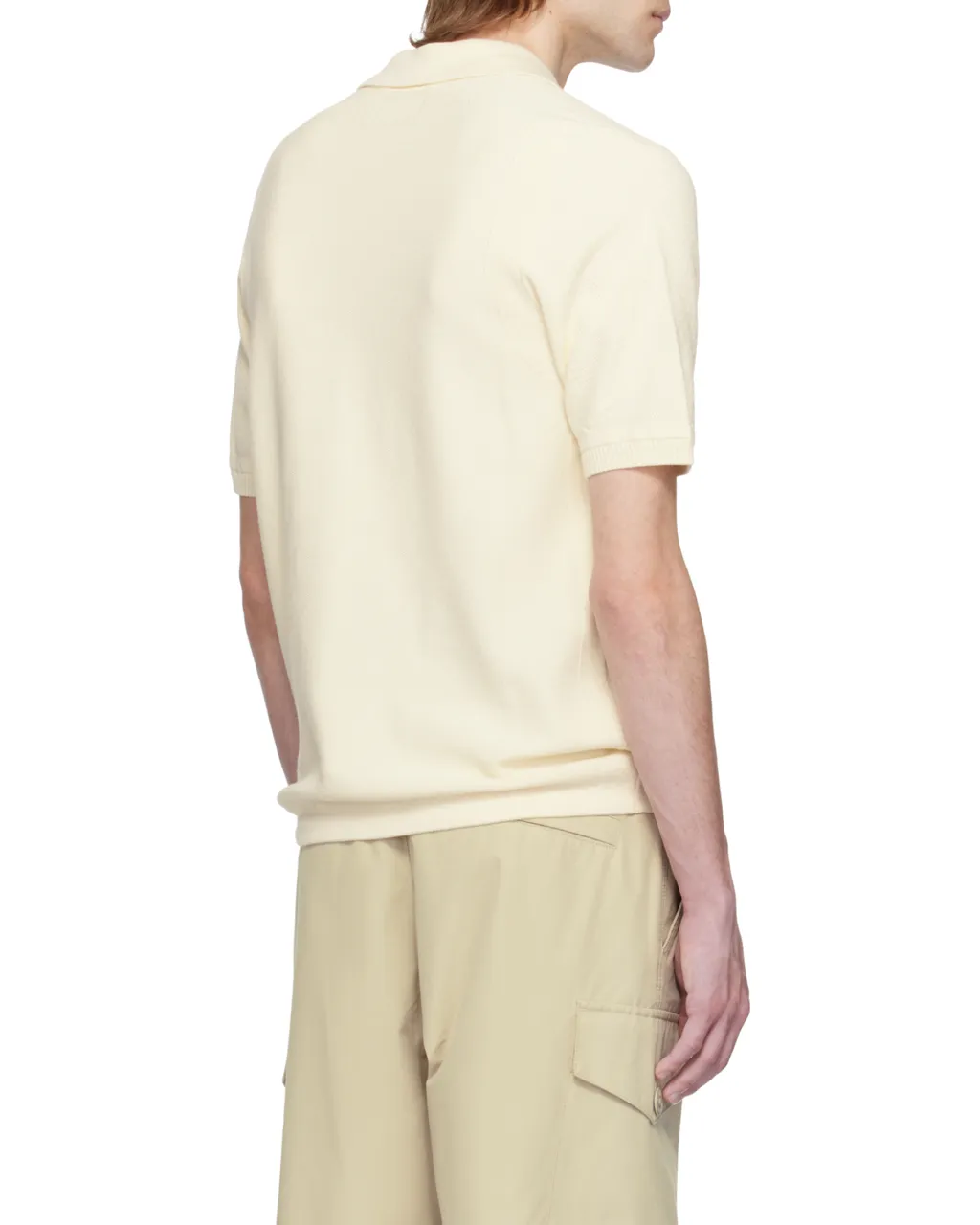 Stone Island Short-Sleeved Knitted Polo Shirt