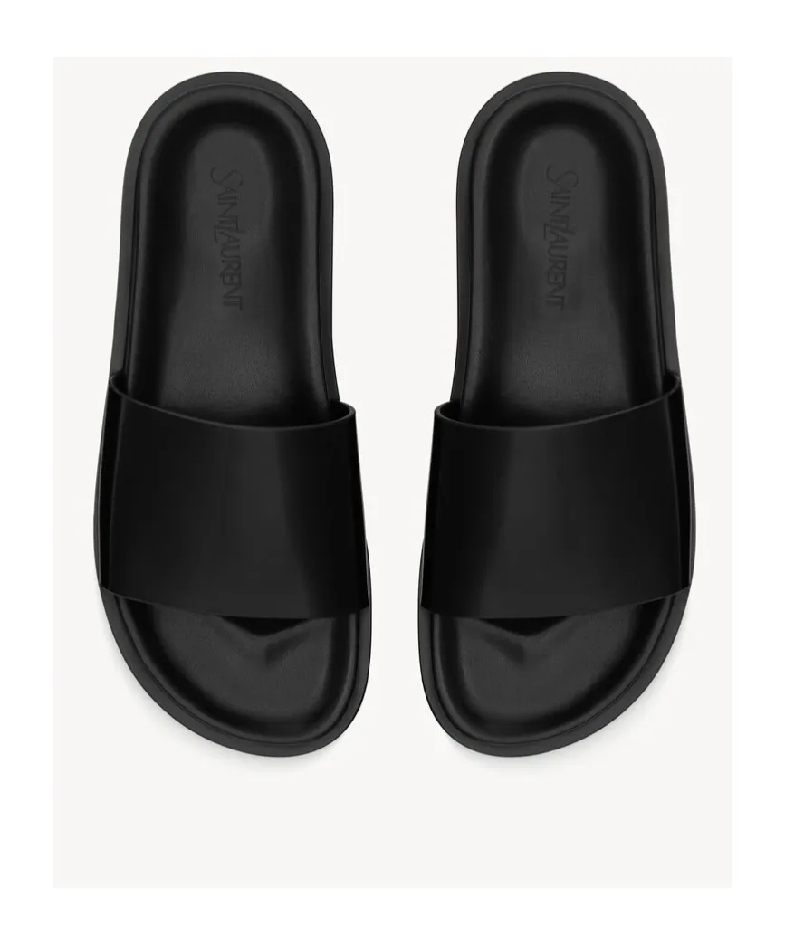 Nichols Slides In Glazed Leather