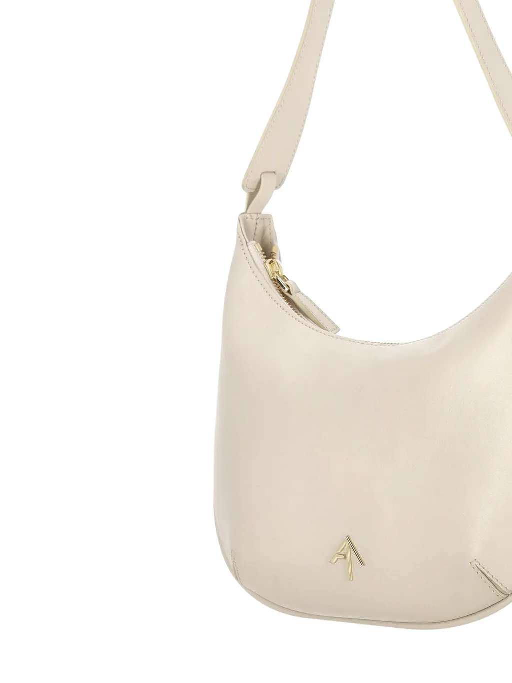 Manu Atelier Logo Plaque Mini Shoulder Bag