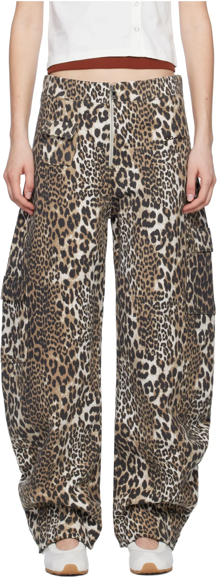 Ganni Relaxed Fit Cargo Pants