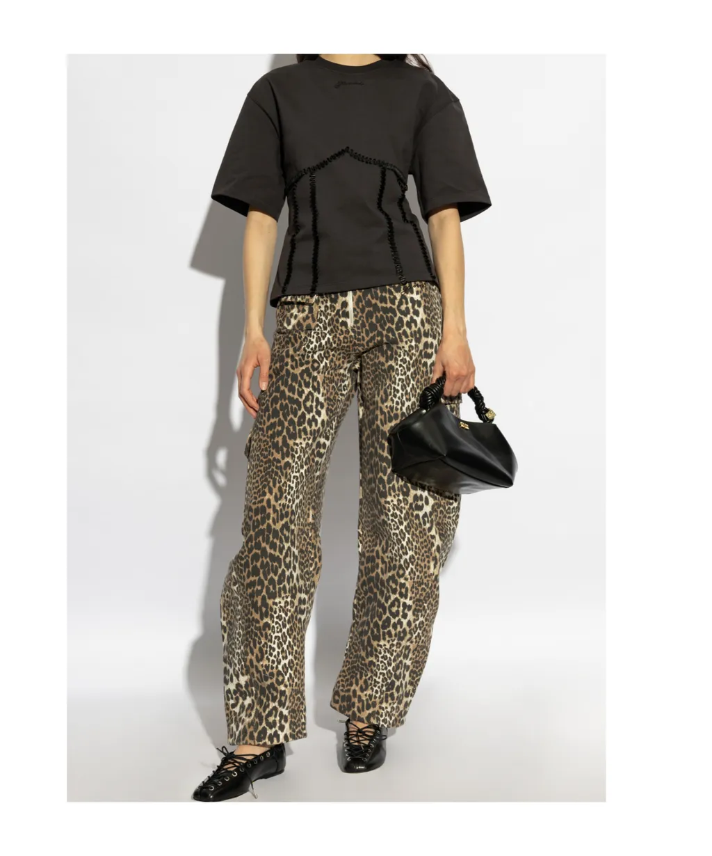 Ganni Relaxed Fit Cargo Pants