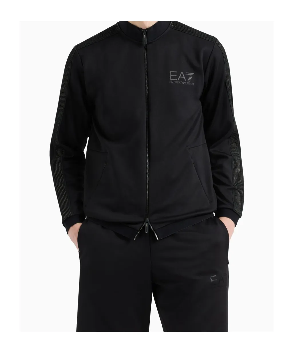 Gold Label Zip-Up Sweatshirt In Stretch Technical Twill