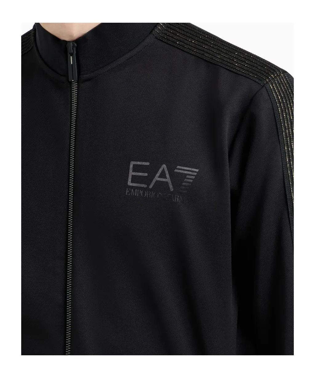 Gold Label Zip-Up Sweatshirt In Stretch Technical Twill