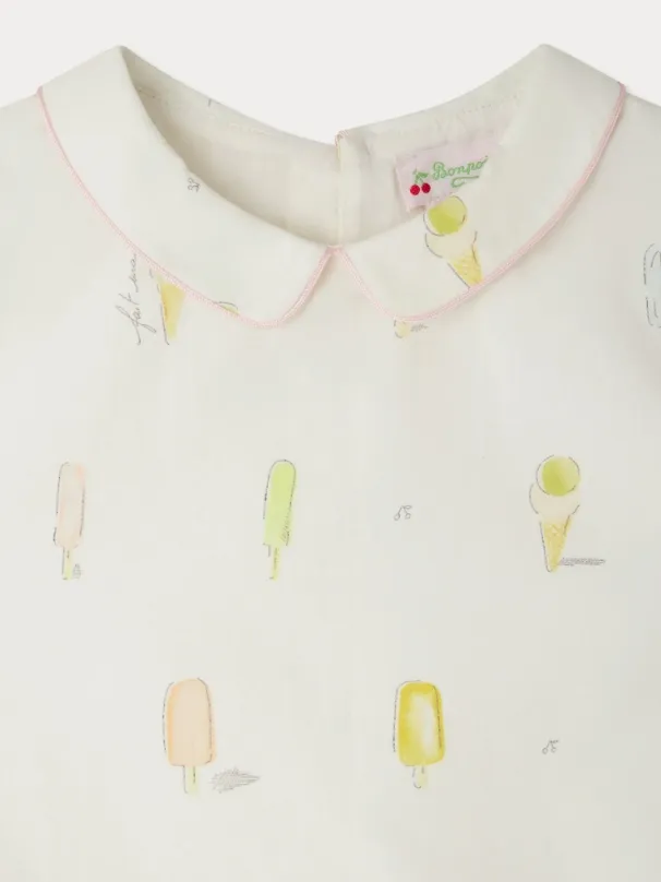Bonpoint Elivia Ice-Cream Motif Blouse