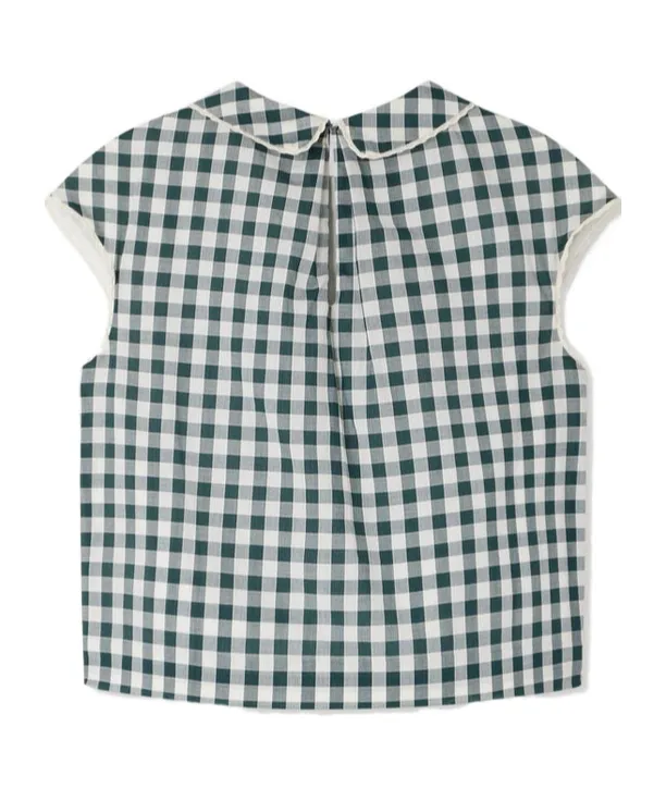 Bonpoint Elivia Checked Blouse