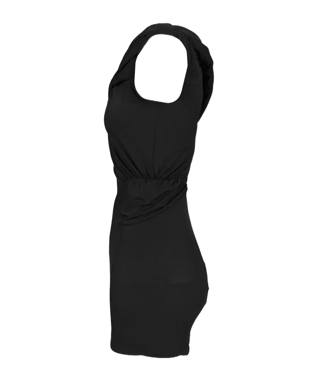 Rick Owens Sahara Asymmetric Gathered Sleeveless Top