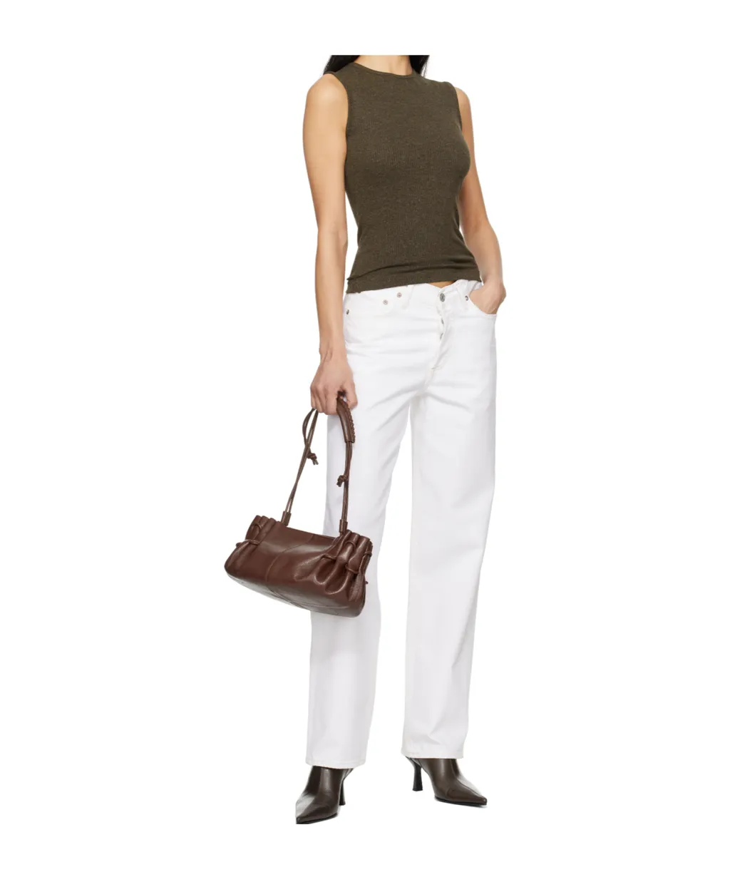 Stretch Ribbed-Knit Vest