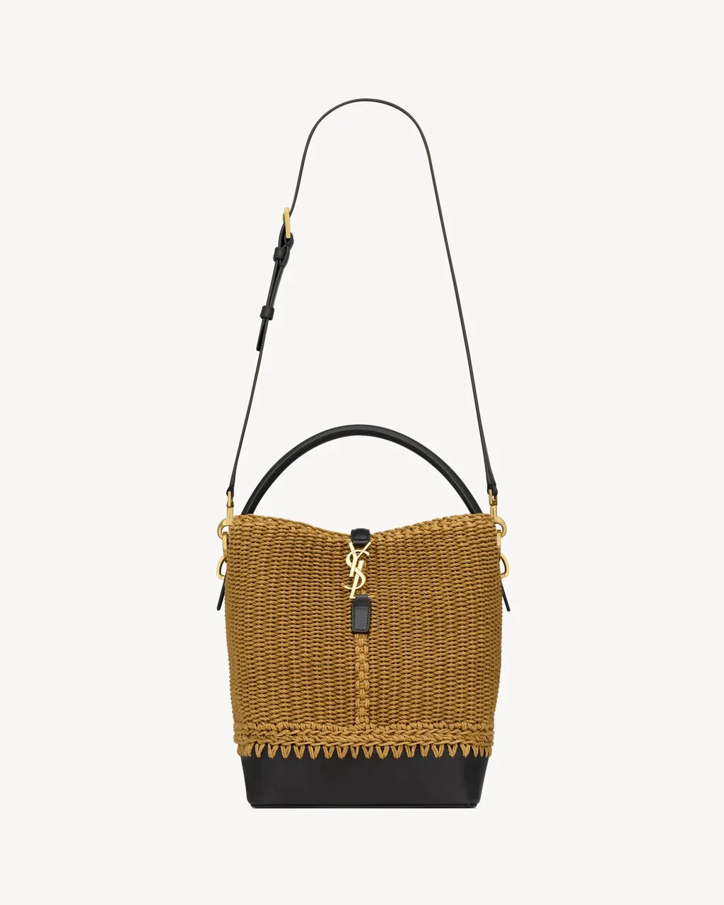 Saint Laurent Le 37 Logo Plaque Bucket Bag