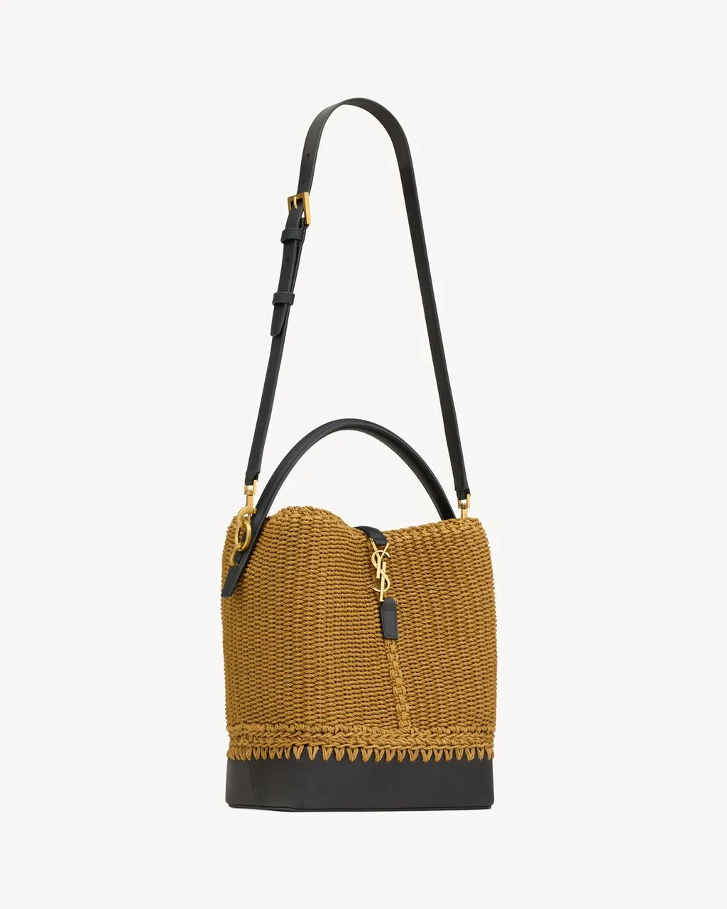 Saint Laurent Le 37 Logo Plaque Bucket Bag