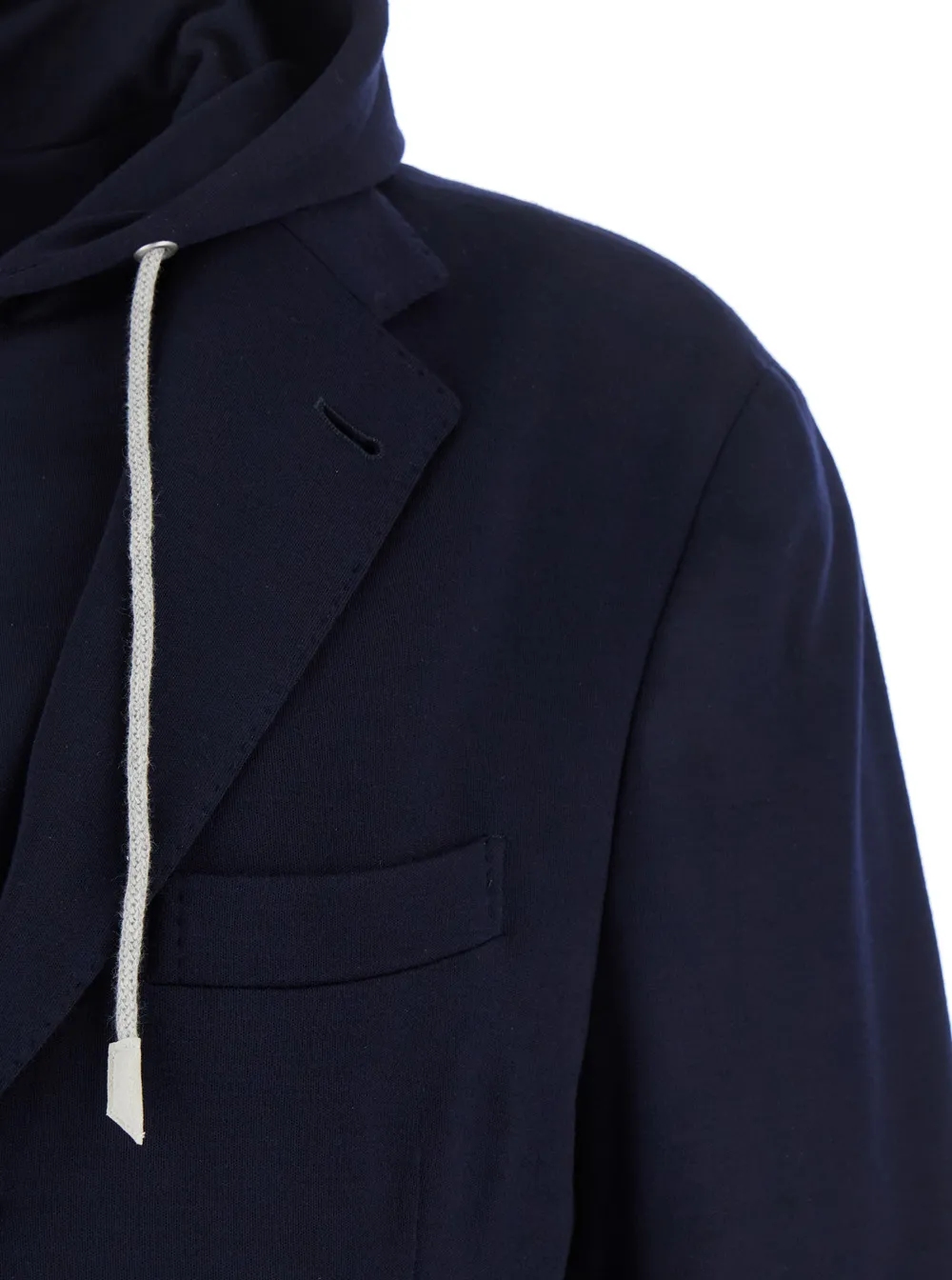 Eleventy Hooded Jacket With Bib