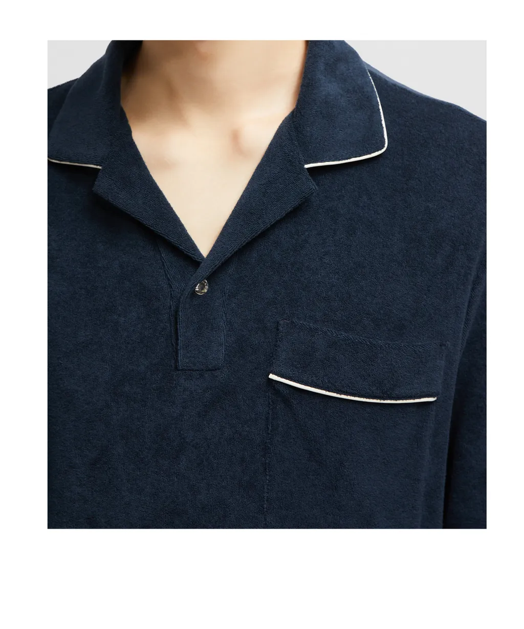 Moncler Toweling Short-Sleeve Shirt
