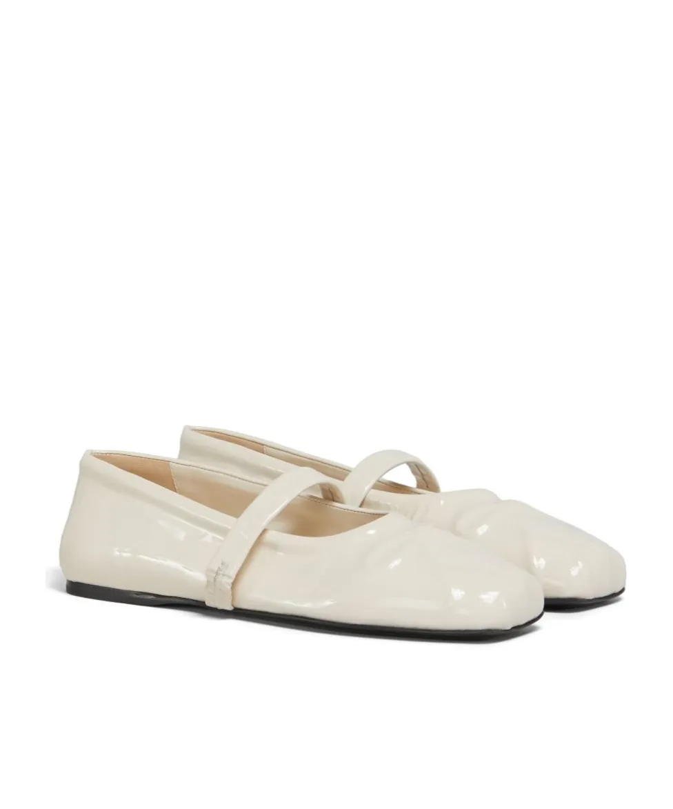 Marni Square-Toe Mary Jane Ballet Flats