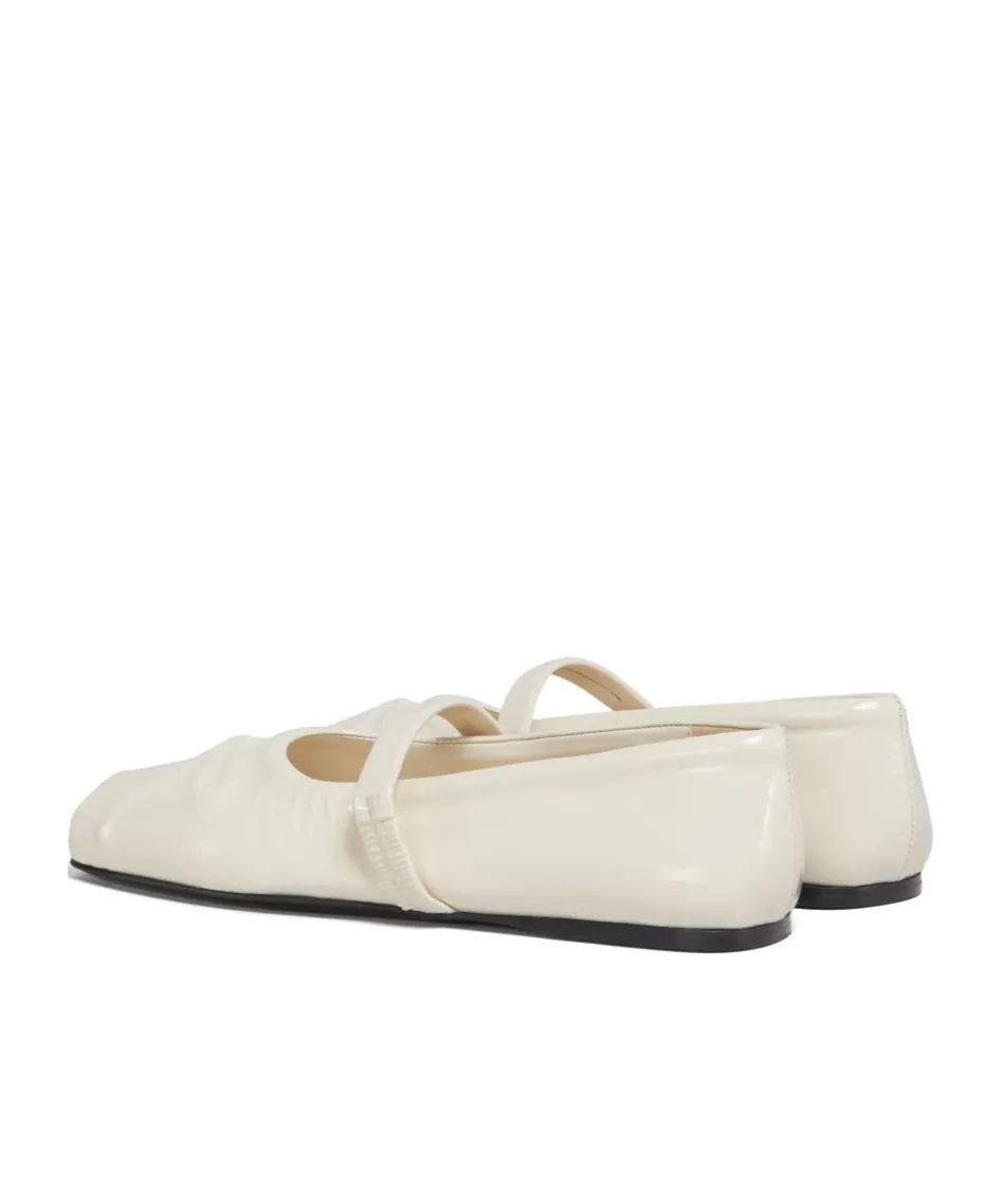 Marni Square-Toe Mary Jane Ballet Flats