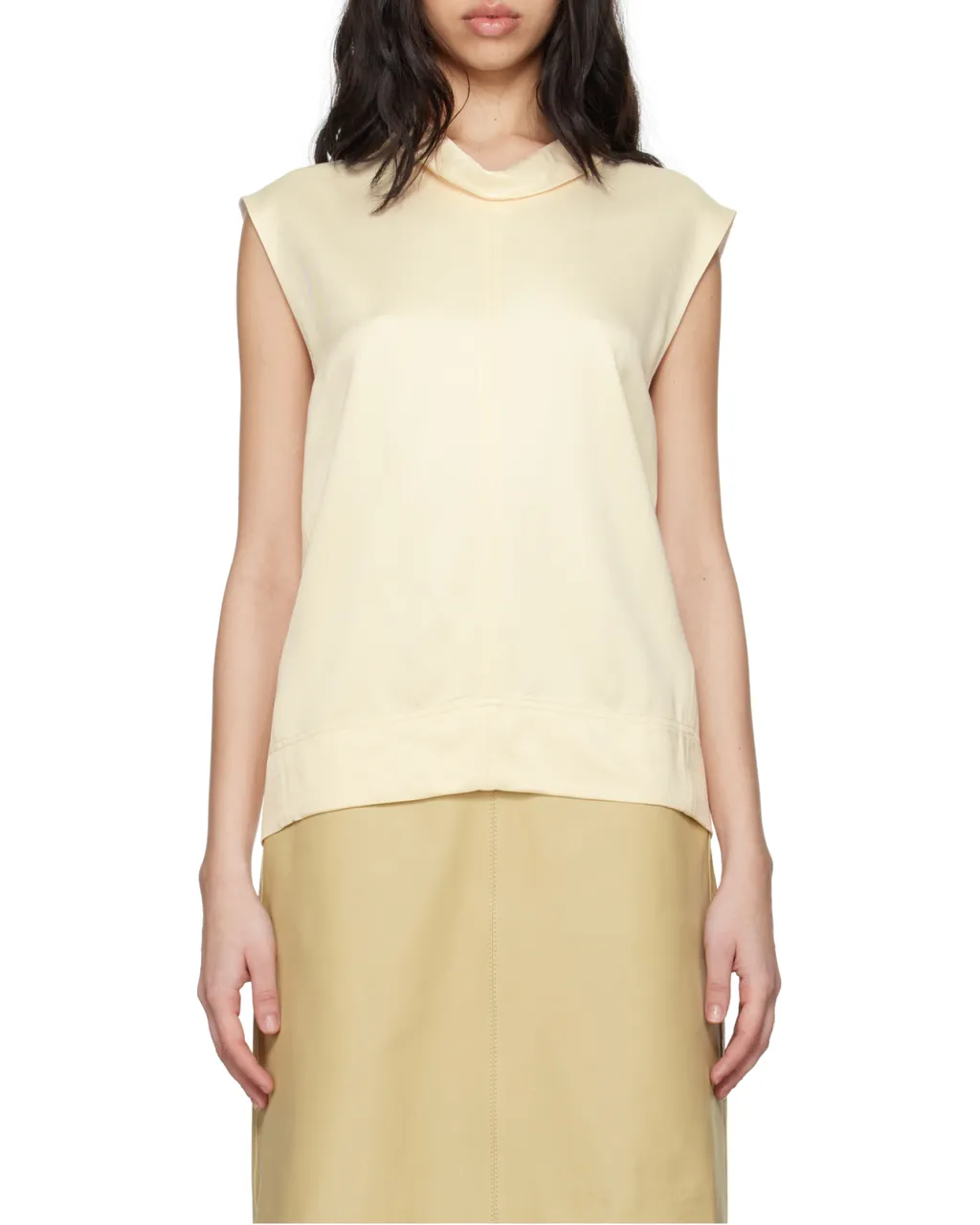Totme High Neck Sleeveless Top