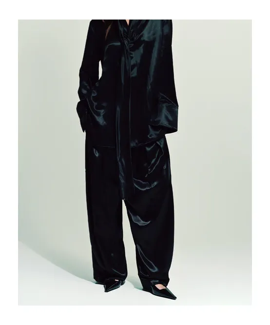 Satin Palazzo Pants