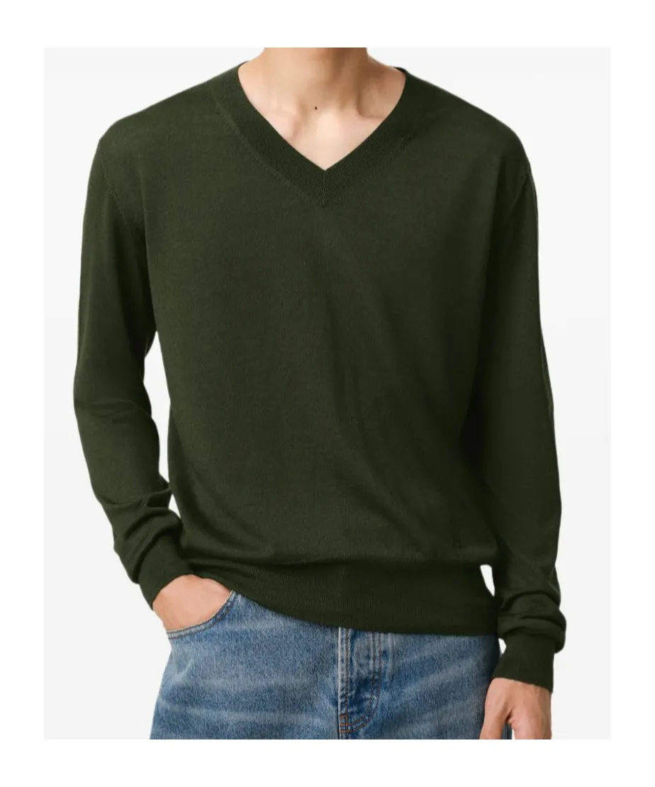 Wool V-Neck Sweater