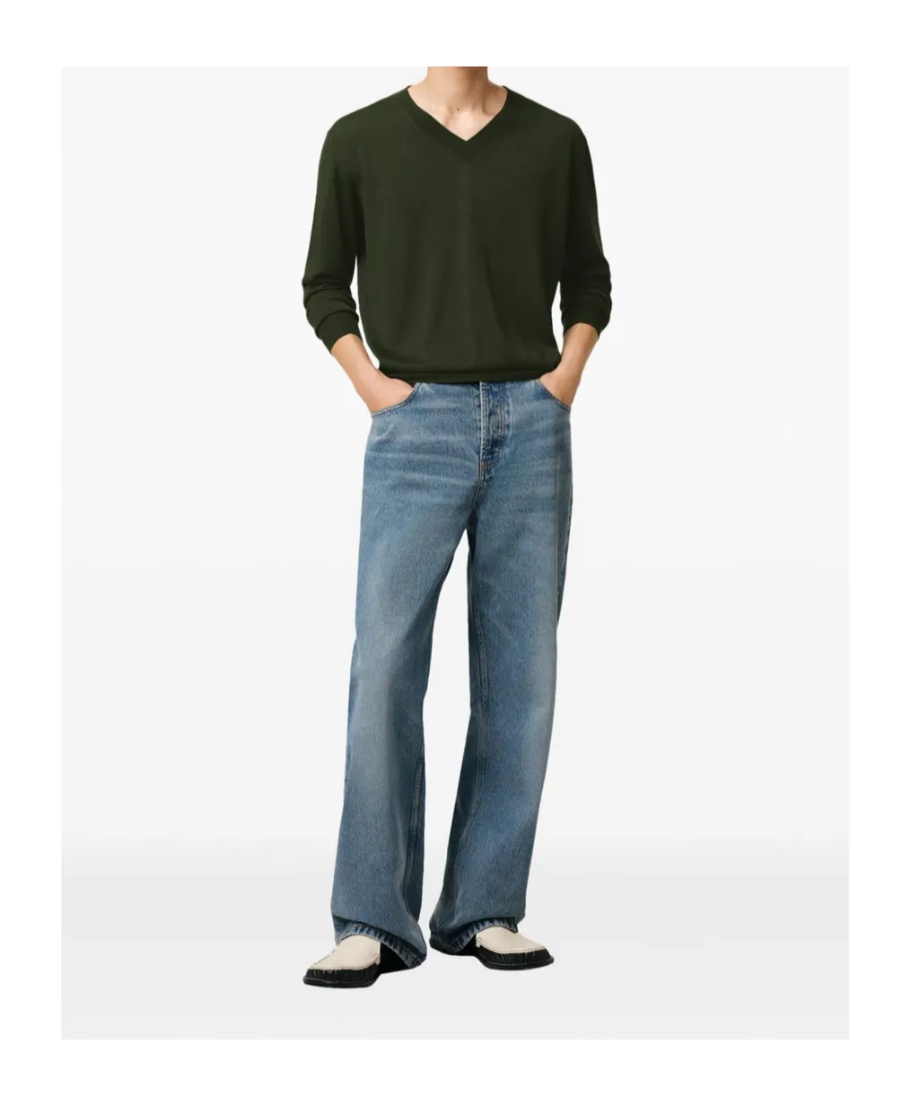 Wool V-Neck Sweater