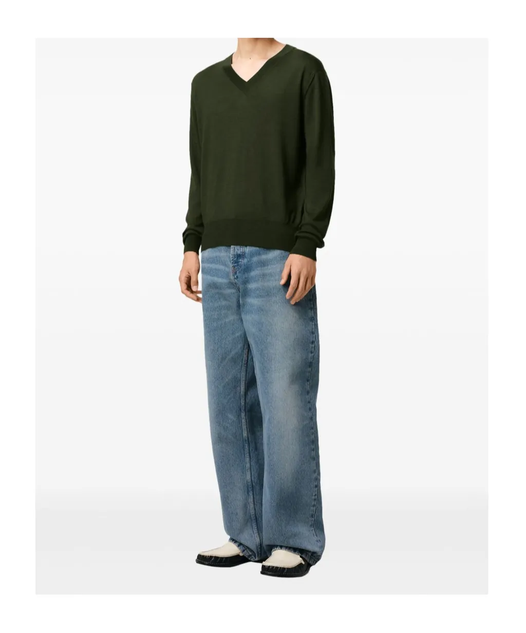 Wool V-Neck Sweater