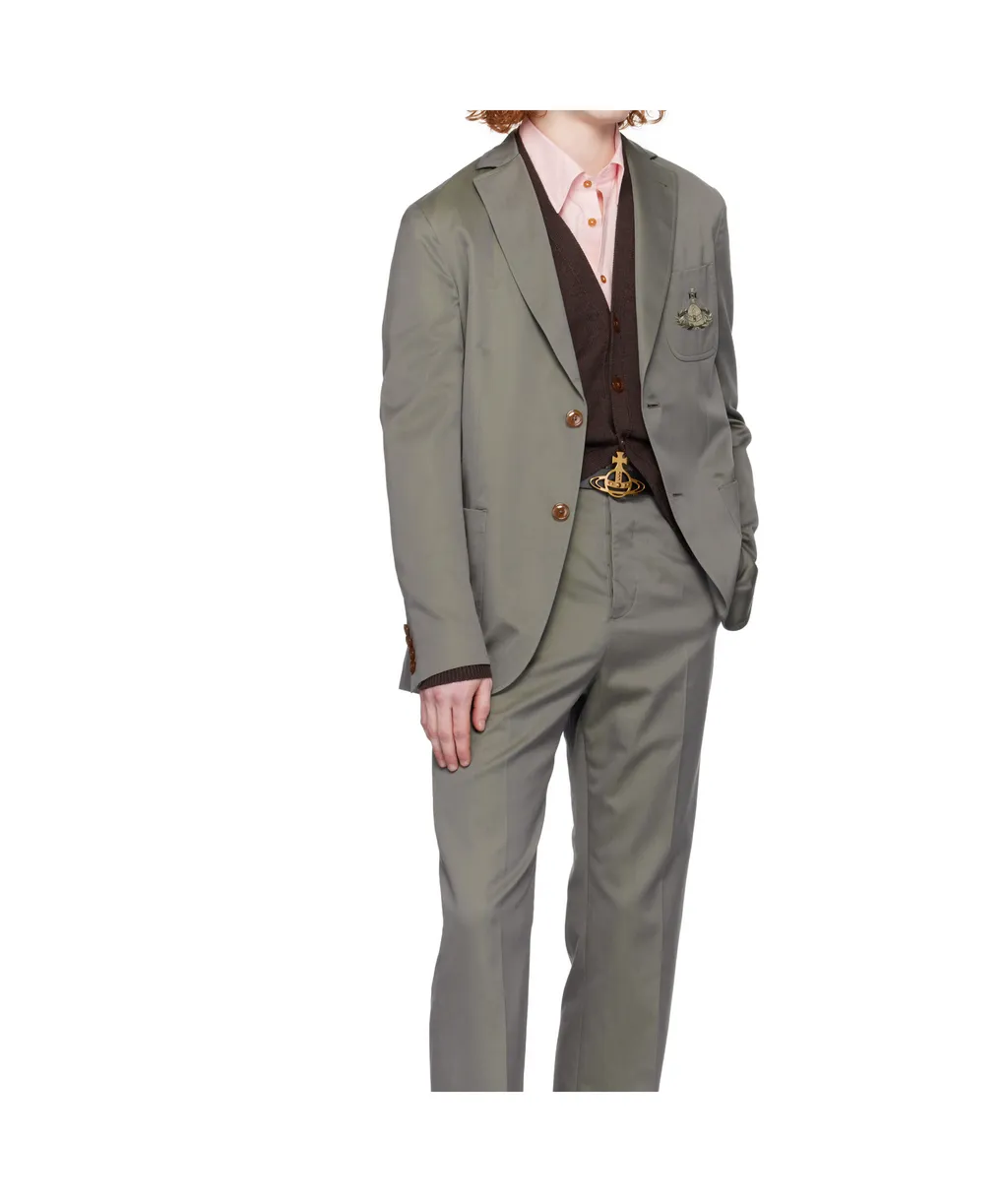 Long-Sleeved Suit Jacket