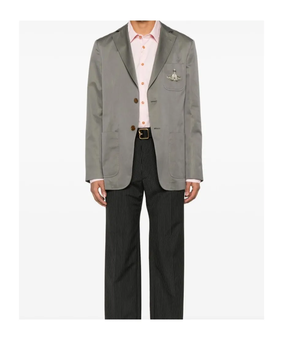Long-Sleeved Suit Jacket