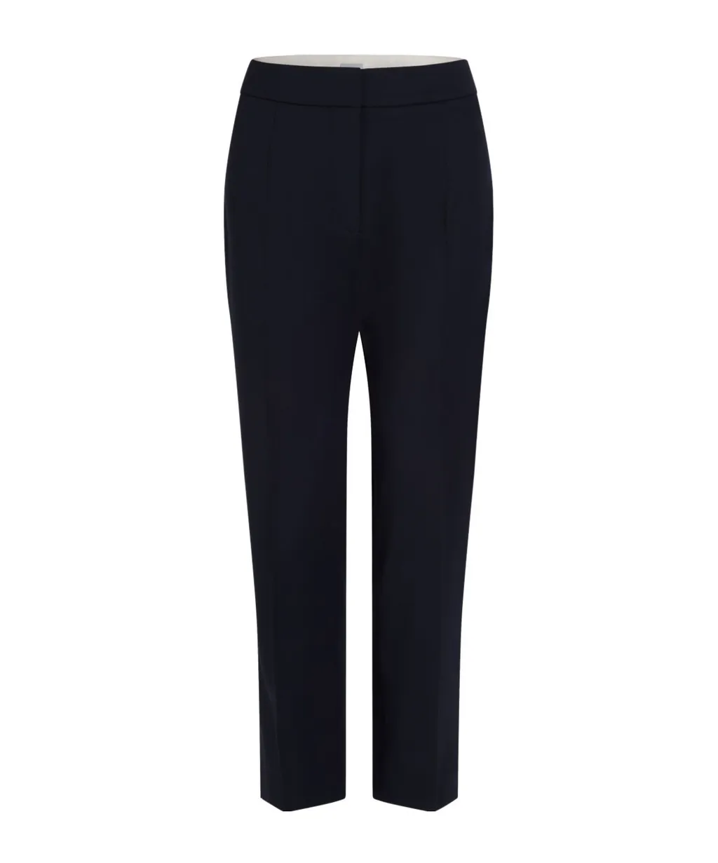 Patou Crease Detailed Cropped Trousers
