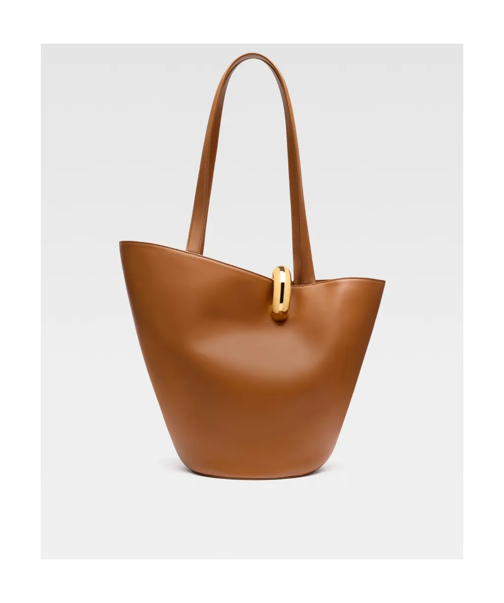 Jacquemus The Medium Bambola Medium Asymmetric Bucket Bag
