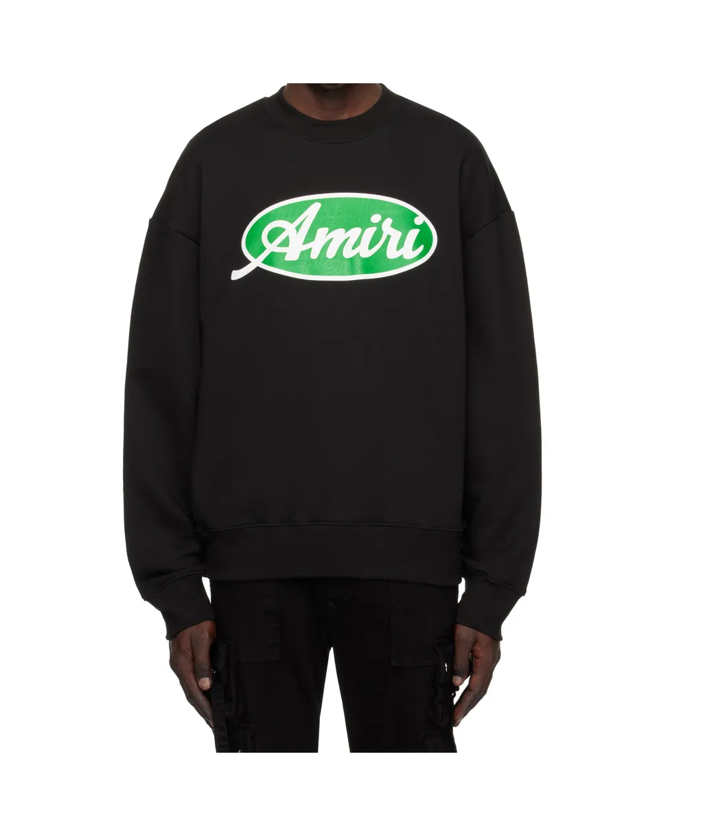 Black Oval Oversized Sweatshirt Amiri