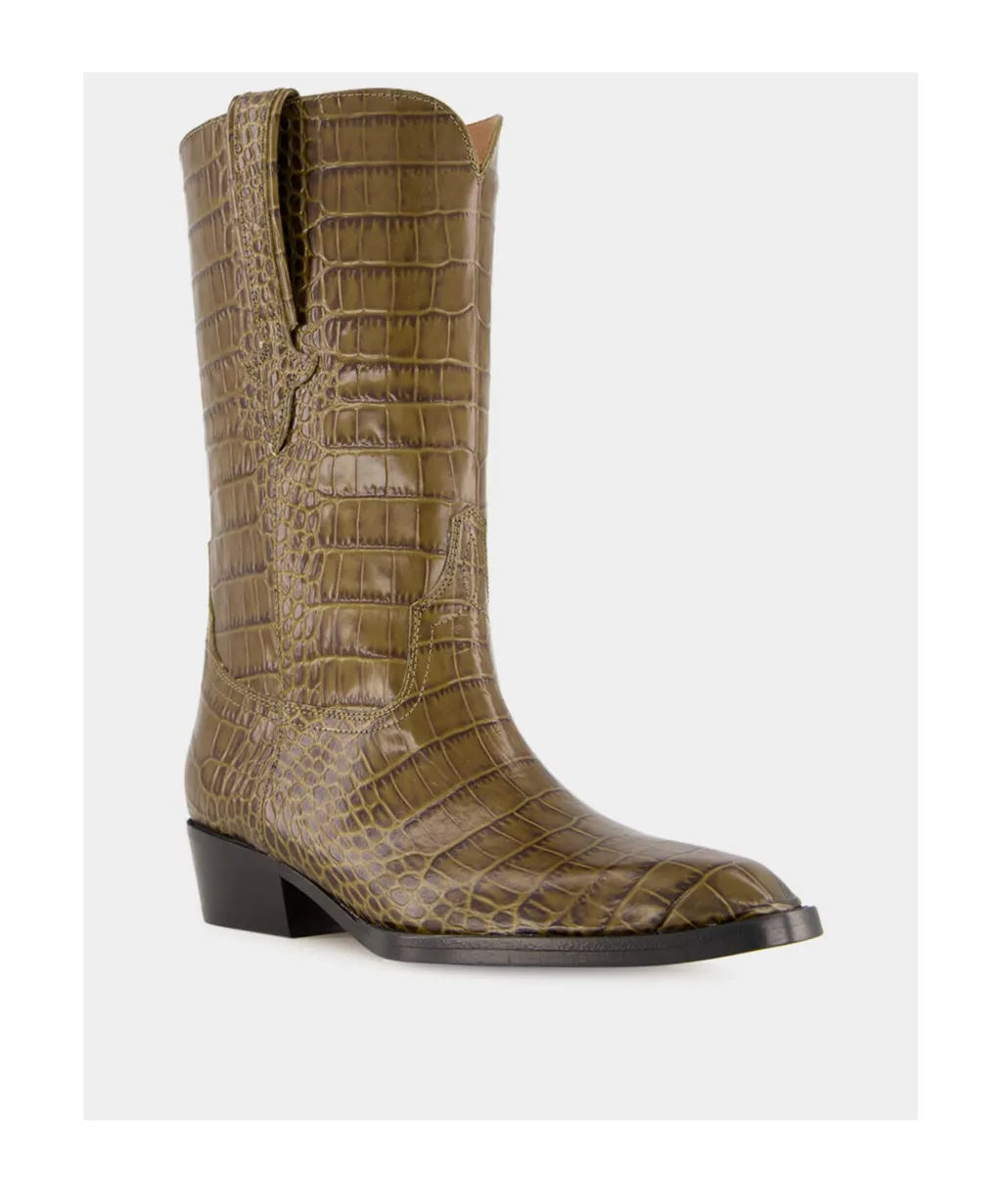 Paris Texas Hilda Embossed Boots