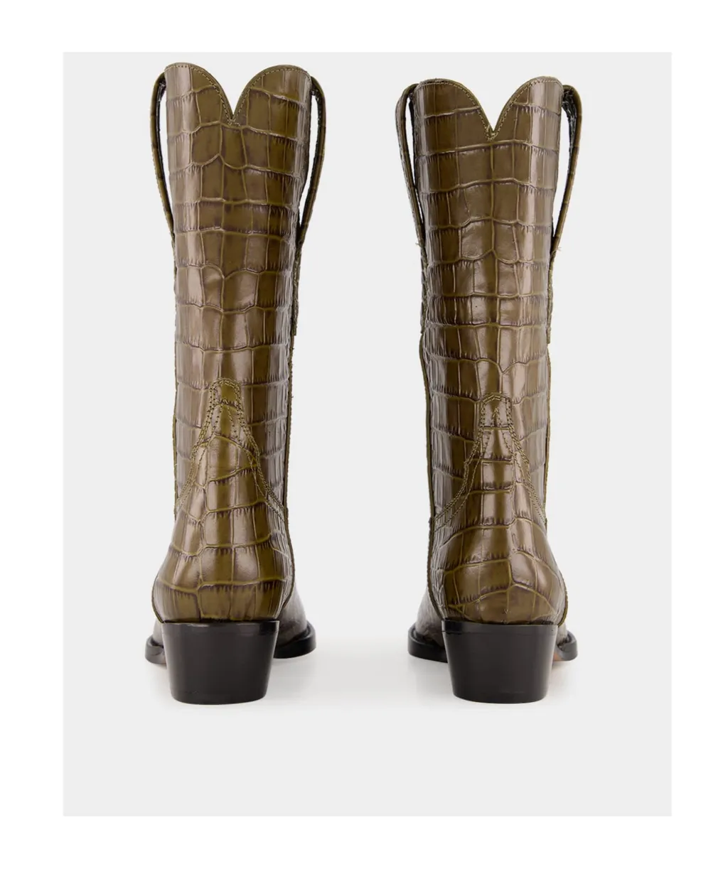 Paris Texas Hilda Embossed Boots