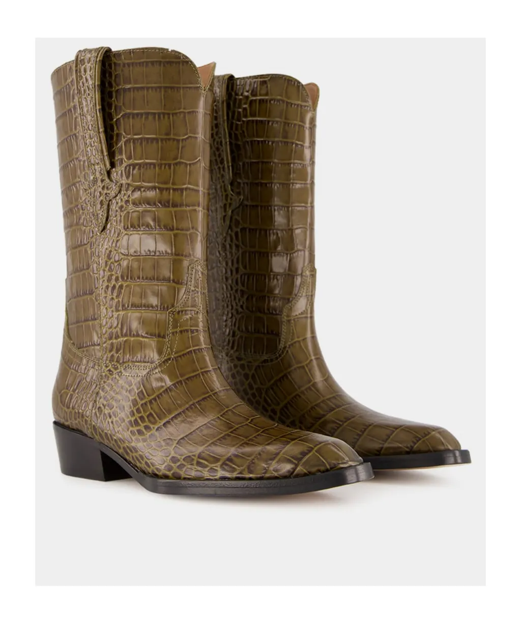 Paris Texas Hilda Embossed Boots