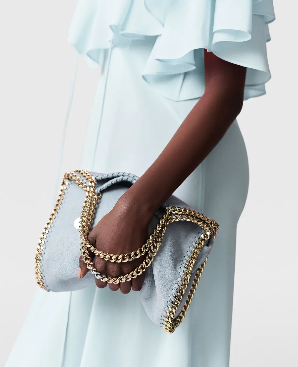 Stella Mccartney Falabella Chain-Link Mini Tote Bag