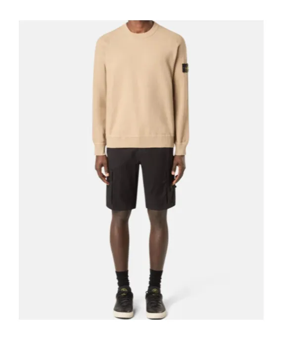 Stone Island Logo Patch Crewneck Sweatshirt