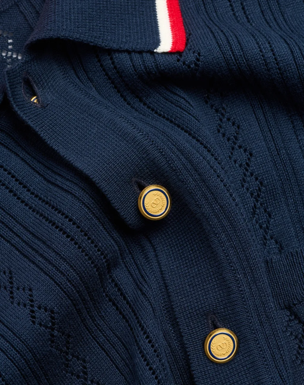 Valentino Knitted Polo Shirt