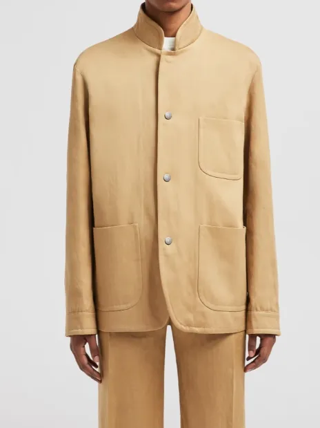 Jouere Cotton & Linen Shirt Jacket